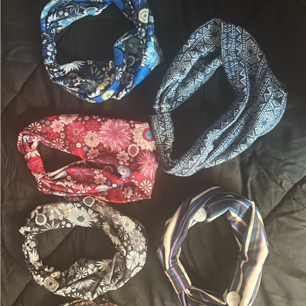 Floral and Patterned Headbands Set